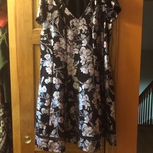 Metallic fit and flare lane Bryant Dress